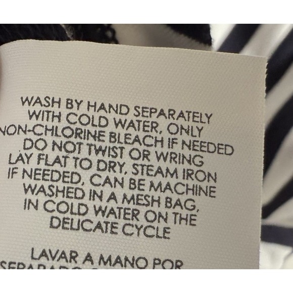 Cabi Illusion Shirt Womens X White Black Stripe Cap Sleeve Pullover Stretch NEW - Picture 6 of 6